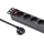 Listwa zasilająca Qoltec Aluminiowa Listwa zasilająca PDU do RACK 10'' 1U 16A 4xSCH